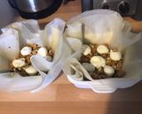 Une image de l'étape 9 de Croustades de brick au thon,petits légumes,mozzarella et épices.