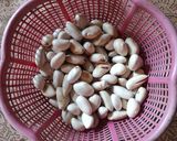 A picture of step 1 of Jack Fruit Seed Khichri.