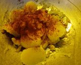 A picture of step 2 of Roasted Deviled Potato Salad.