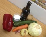 Foto del paso 2 de la receta: Repollo cocido en vaporera en el microondas