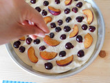 Focaccia dolce alla frutta fresca