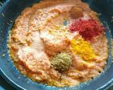 A picture of step 5 of Rajma curry.