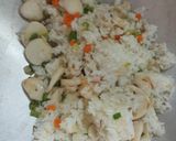 Foto langkah ke 4 dari resep Nasi Goreng Teri Medan.