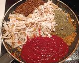Csirkés, zöldséges rakott tortilla recept fázis 5 fotója