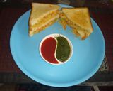 A picture of step 5 of Healthy cheese sandwich.