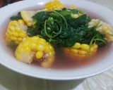 Foto langkah ke 3 dari resep SAYUR BAYAM JAGUNG simple.