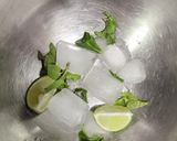 A picture of step 2 of Refreshing blue lagoon mocktail.