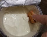 Gambar langkah 3 resipi Viral 2 Ingredients Japanese Yogurt Cheesecake.