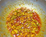 A picture of step 4 of Kathiyawadi Thali.