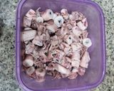 Foto langkah ke 1 dari resep Cumi Asin Pete.