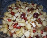 A picture of step 5 of Mix seasonal fruits chat.