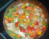 A picture of step 7 of Potatoes and Chicken Curry Pottage by Ogechukwu Mbanugo.
