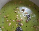 A picture of step 4 of Pudina Rice (Mint leaves Rice).
