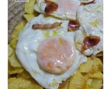 Foto del paso 4 de la receta Huevos rotos con jamón