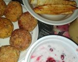 Foto del paso 4 de la receta: Albóndigas veganas de tempeh y aderezo de yogur vegano y granada