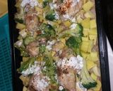 Tepsis csirkecomb brokkolival recept fázis 2 fotója