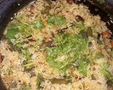 A picture of step 4 of Veg handi biryani.