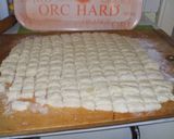 Diós gnocchi, csokiöntettel recept fázis 7 fotója