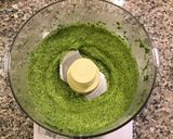 A picture of step 3 of Vegan kale and avocado pesto pasta.