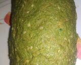 A picture of step 6 of Christmas tree Paratha.
