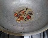 A picture of step 2 of Aam(keri) ka murabba.