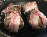 Foto del paso 4 de la receta: Bolas de carne rellenas con chorizo y tocineta