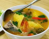Hình bước làm 1 của món Canh cá chua