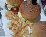 صورة لخطوة 3 من وصفة ميني همبرغر 🍔 بكفتة الدجاج