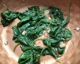 รูปขั้นตอนการทำที่ 3 ของ ผักโขมผัดไข่