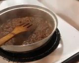 A picture of step 3 of Goat liver pepper fry.