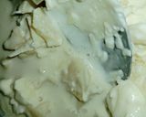 A picture of step 2 of Cannelloni with Spinach and Cheese Sauce.