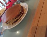 A picture of step 3 of Breakfast pancakes.