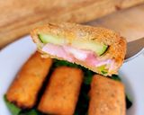 Foto del paso 6 de la receta: Bocados de calabacín y scamorza