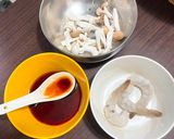 ❤️照燒蕈菇蝦仁米漢堡❤️吃不完的炊飯不浪費❤️的食譜步驟1照片