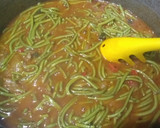 Foto del paso 4 de la receta: Guiso de fideos frescos de espinaca.📣👩🏼‍🍳😃