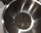 A picture of step 1 of Coconut Chia Seed Porridge.