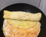 Foto langkah ke 1 dari resep TELUR GULUNG NASI DENGAN SALAD (rice egg roll with salad) by irre_desirre.