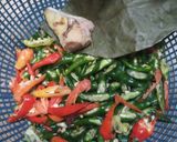 Foto langkah ke 2 dari resep Oseng usus lombok ijo.