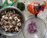 Foto del paso 1 de la receta: Risotto con hongos porcón