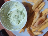 Papas rústicas con salsita de palta 😍