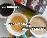 Gambar langkah 1 resipi Apam Pisang Coklat Kukus.