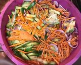 Foto del paso 1 de la receta: Verduras al horno gratinadas con mozzarella!Delicioso, light, súper fácil 😃 todo en el mismo molde!