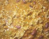 A picture of step 2 of Yet another Chili Batch 1 mil base for chili lasagna.