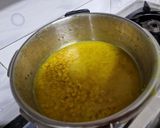 A picture of step 1 of Chana methi tadka dal.