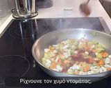 Φωτογραφία βήματος 7 της συνταγής Μελιτζάνες Γεμιστές Με Κοτόπουλο