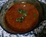 Une image de l'étape 4 de Rechta (nouilles maison) a la sauce tomate.