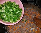A picture of step 3 of Bolognese.