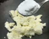 A picture of step 2 of Roohafza Coconut Sandesh.