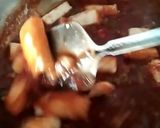 A picture of step 8 of Paneer Chilli(gravy).