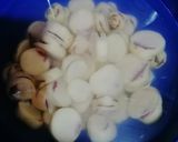 Foto del paso 1 de la receta: Cubios guisados con chorizo